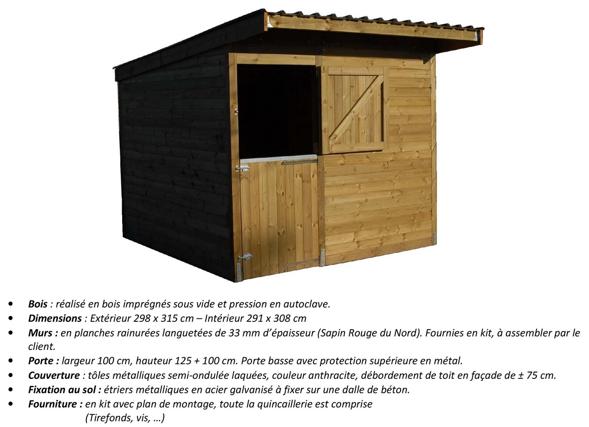 découvrez nos boxes pour chevaux alliant qualité et prix abordable. offrez à votre cheval un abri sûr et confortable sans vous ruiner.